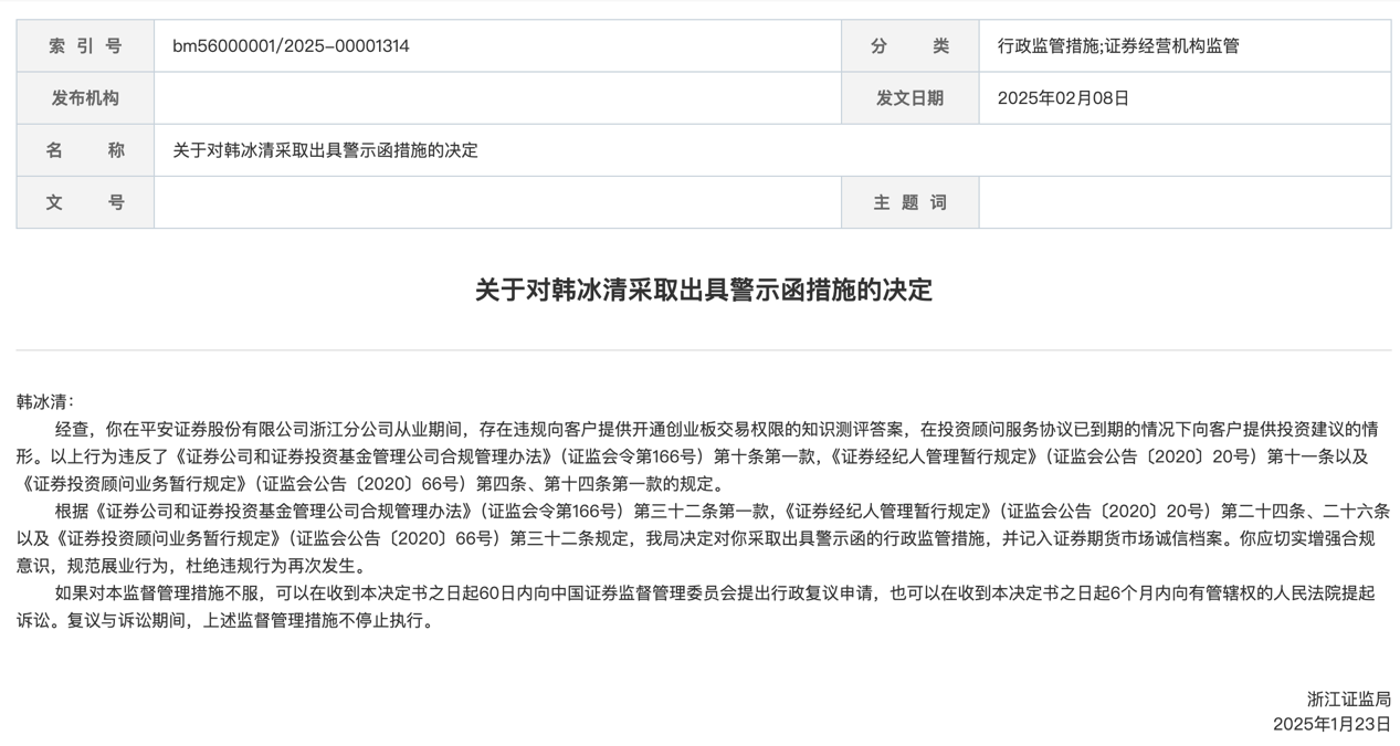 投顧協議到期仍提供投資建議、權限知識測評給客戶遞答案，券商及員工被雙罰插图