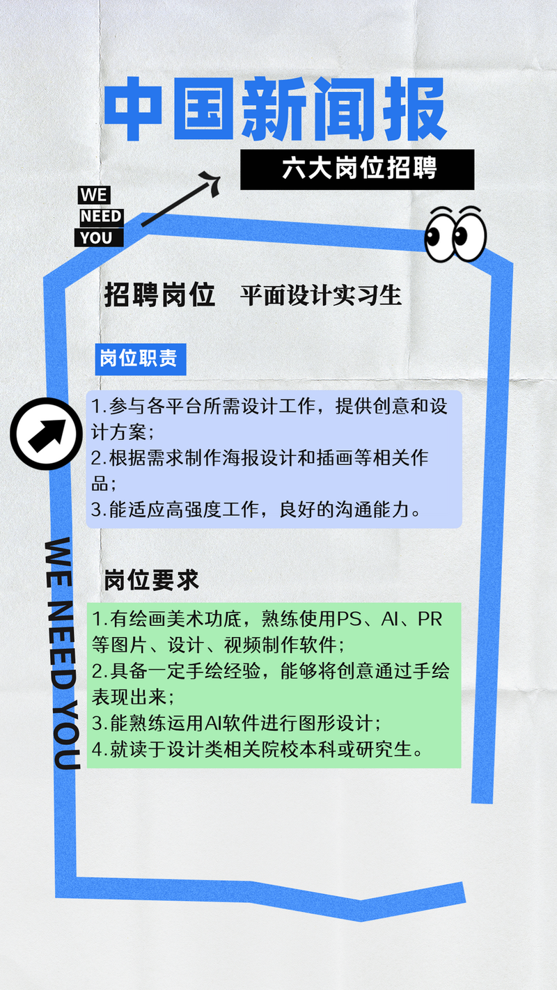 鯨獵頭|《中國新聞》報六大崗位招新中插图10