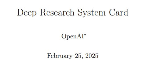 今天，OpenAI Deep Research已向所有付費用戶開放，系統卡發佈插图8